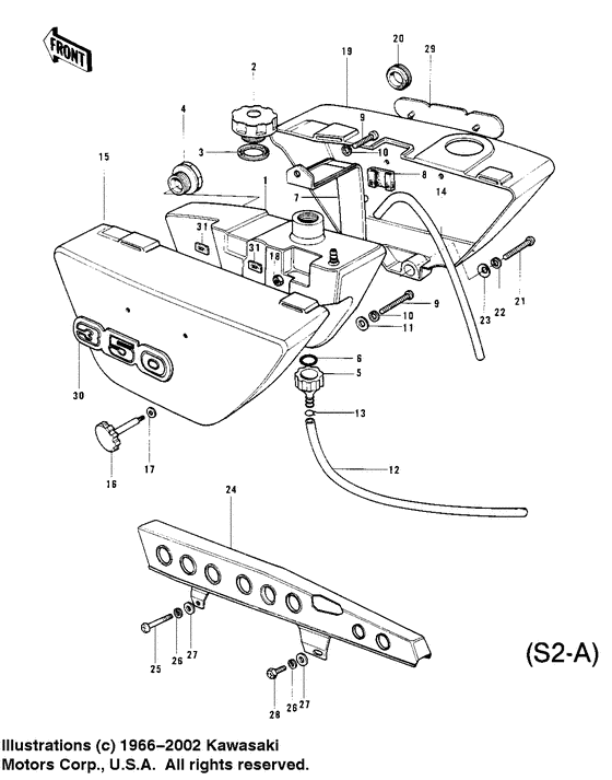 Side covers/oil tank/chain cover