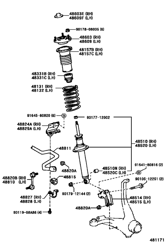 Front Spring & Shock Absorber