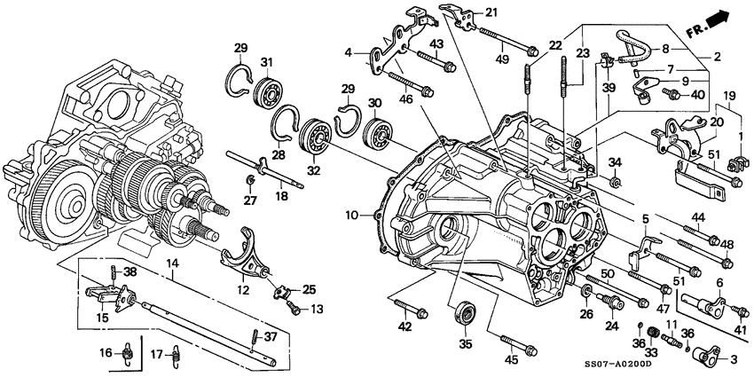 Transmission housing