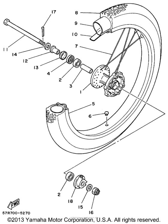 Front wheel