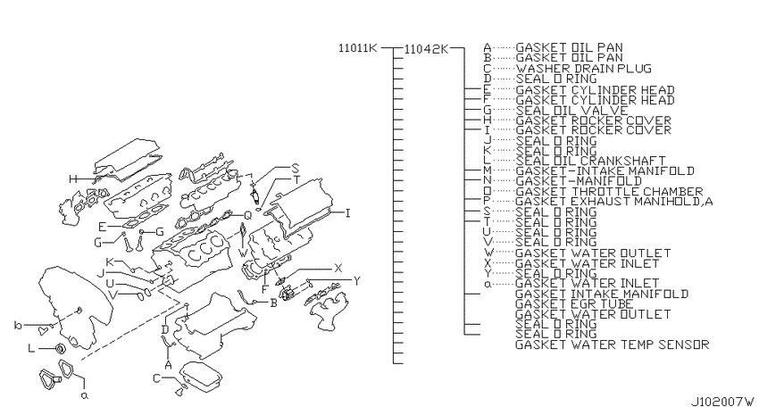 Engine gasket kit