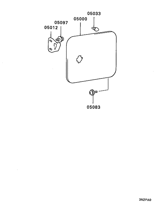 Fuel filler lid & lock