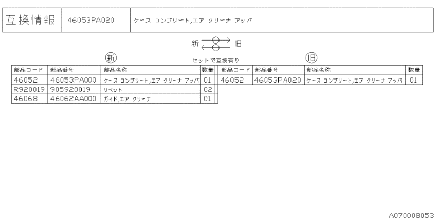 Air cleaner & element