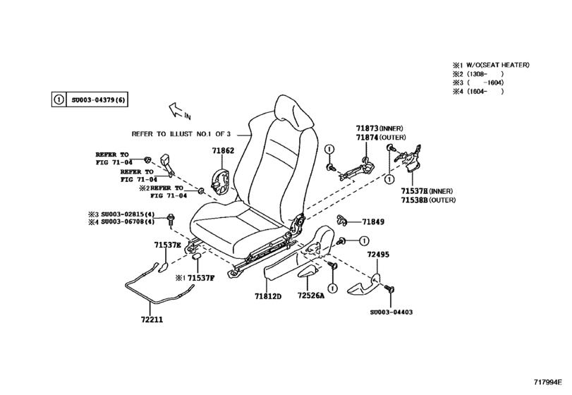 Front Seat & Seat Track