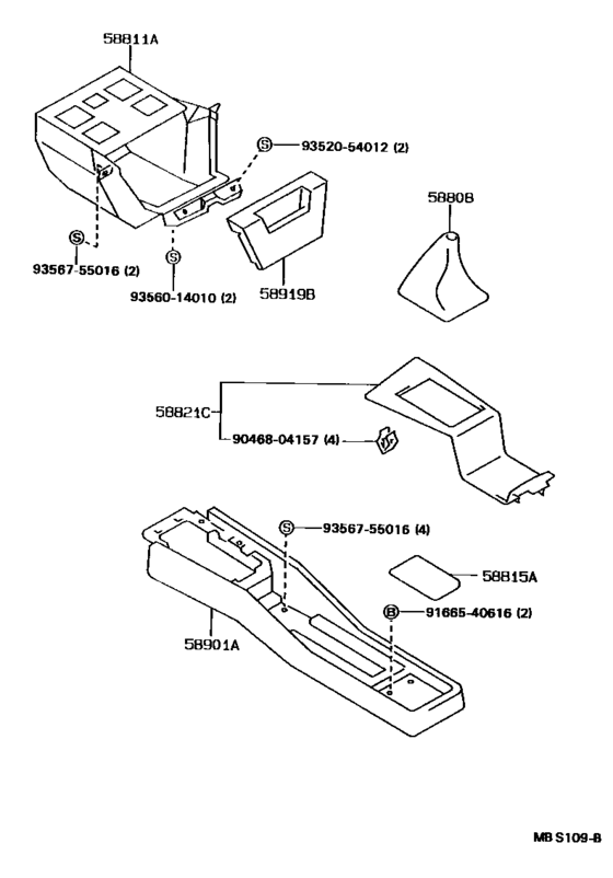 Console Box & Bracket
