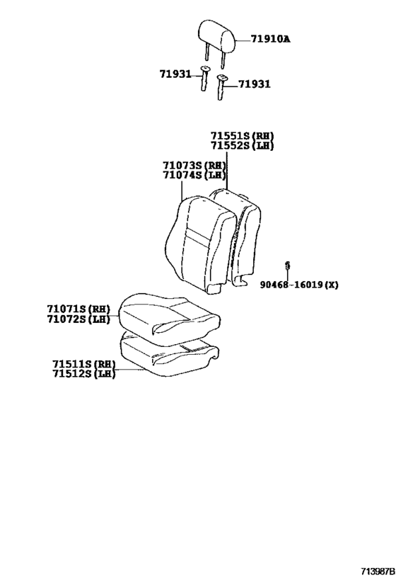 Front Seat & Seat Track