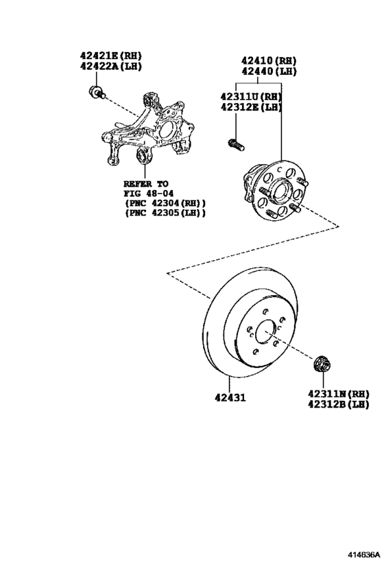 Rear Axle Shaft & Hub