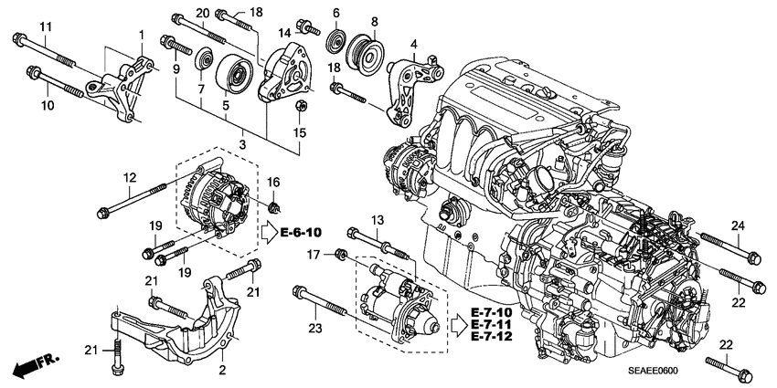 Engine mounting bracket