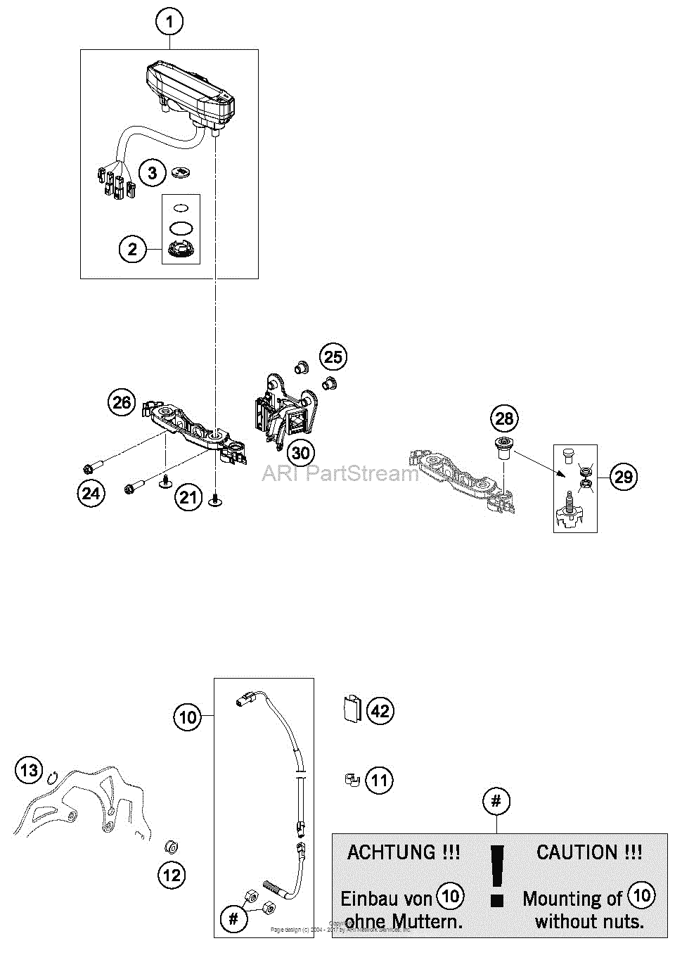 Instruments, Locking System