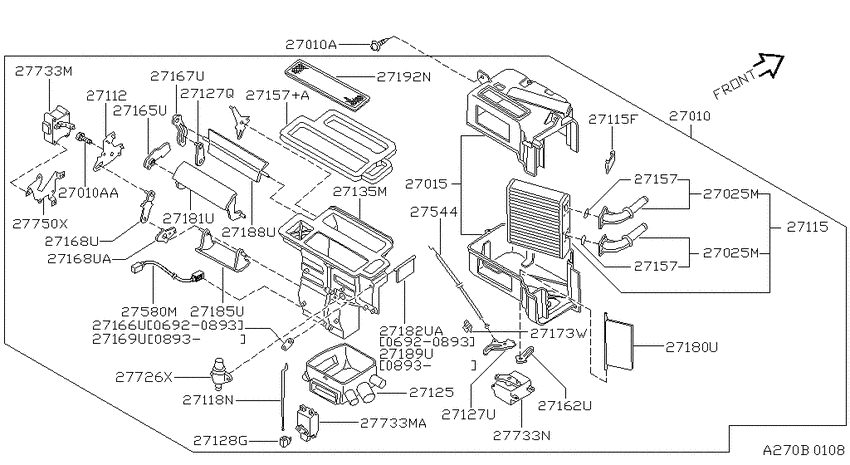 Heater & blower unit