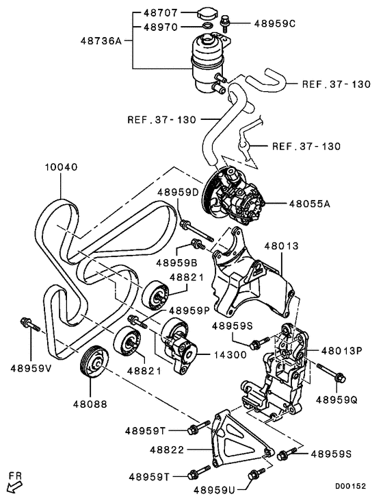 Power steering oil pump