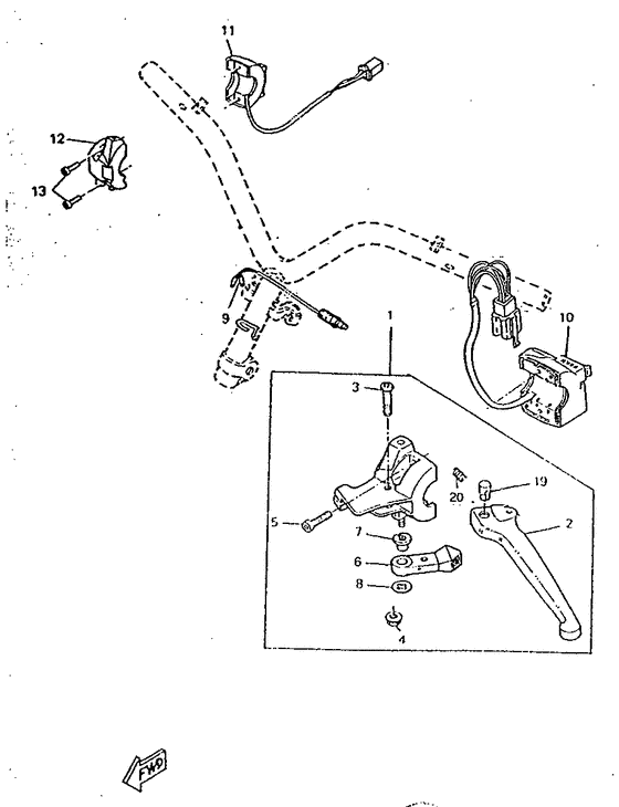 Handle switch & lever