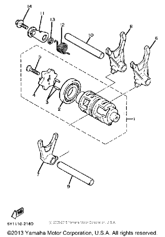 Shift Cam & Fork