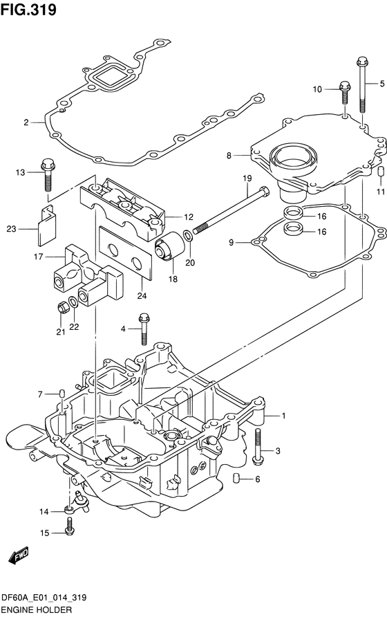 Engine holder