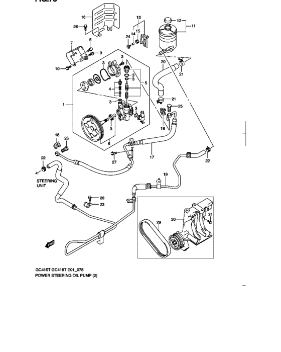 Power steering oil pump