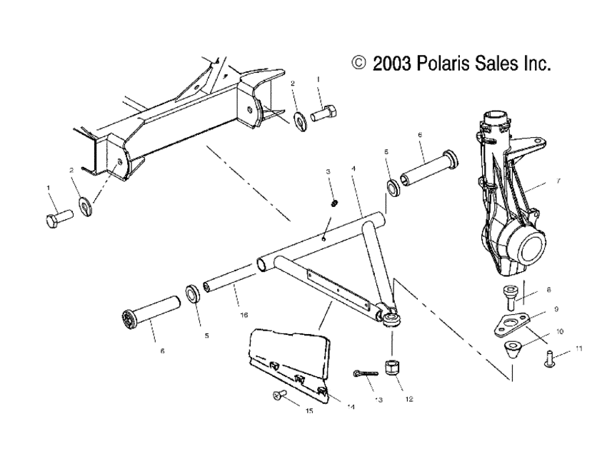 A-arm/strut mounting