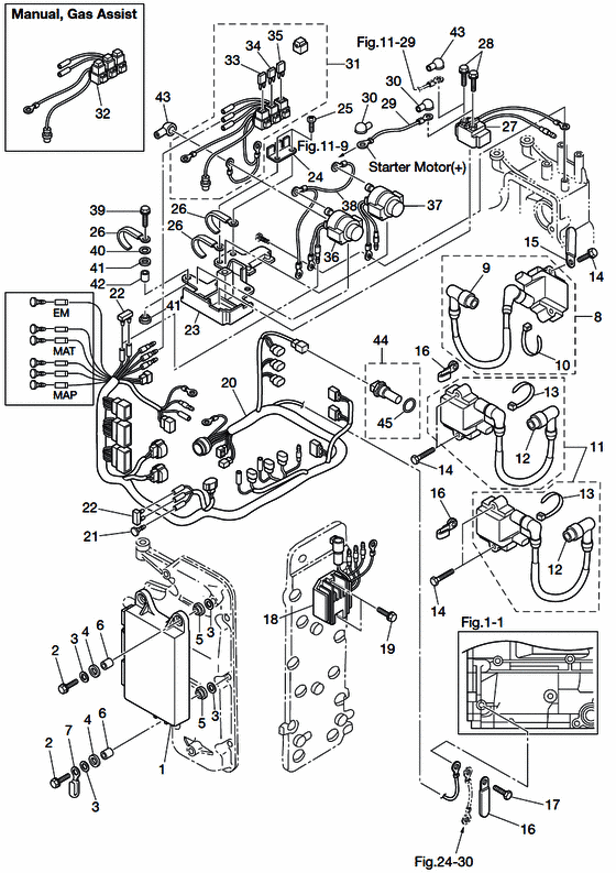 Electric parts (ecu & diagram)