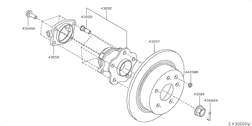 Rear axle