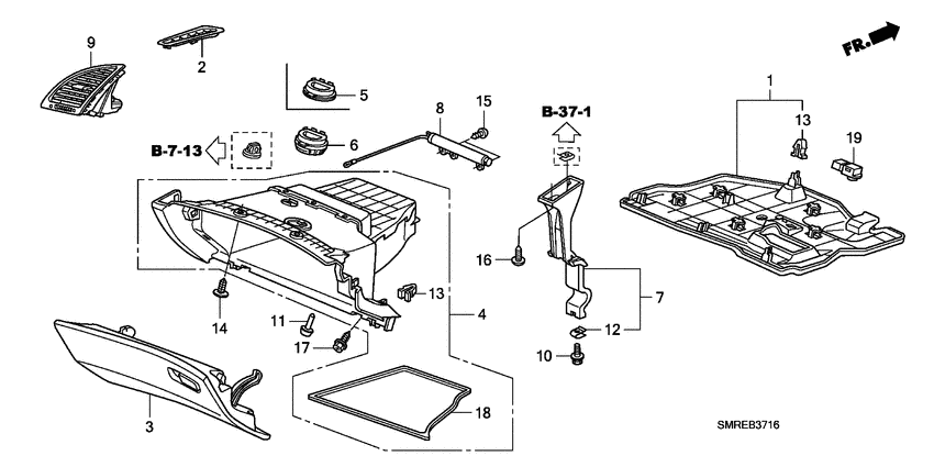 Instrument panel garnish