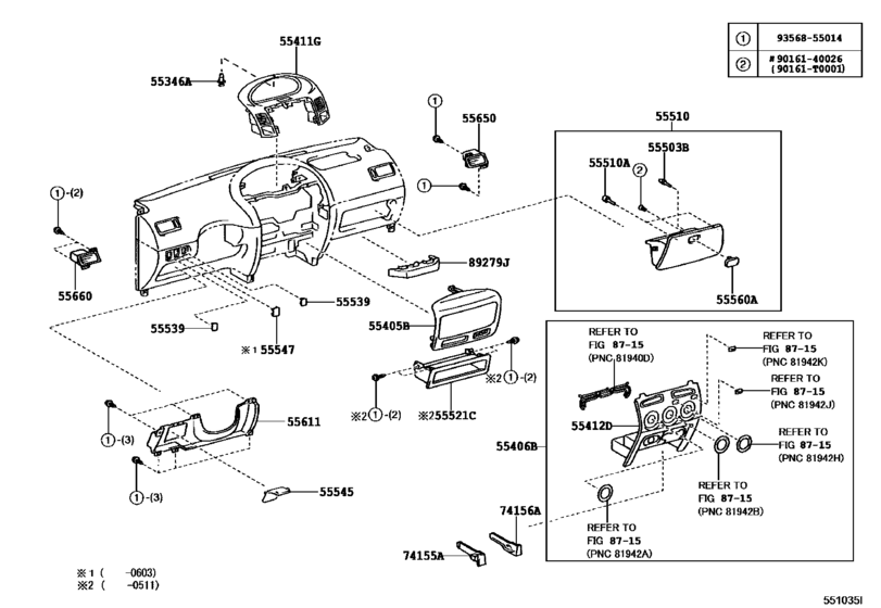 Instrument Panel & Glove Compartment