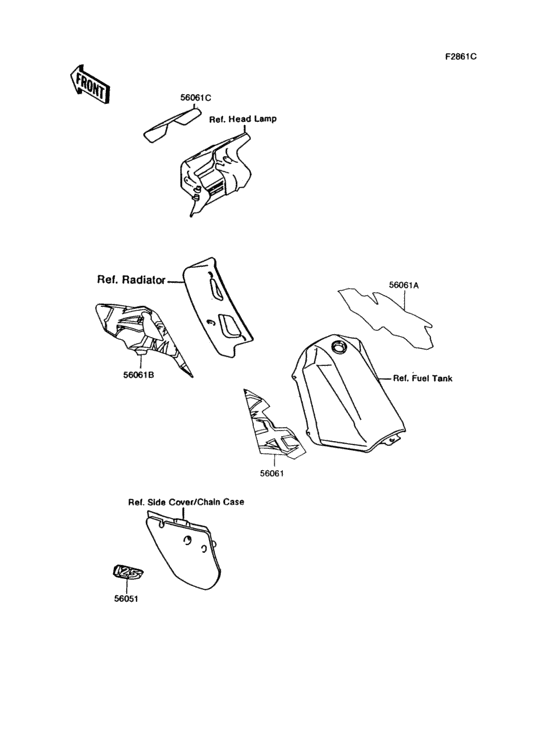 Decals(ebony)(kmx125-a8)