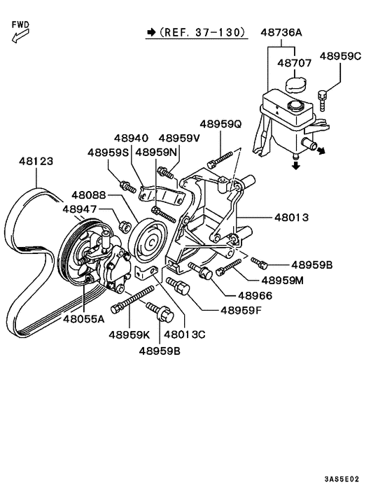 Power steering oil pump