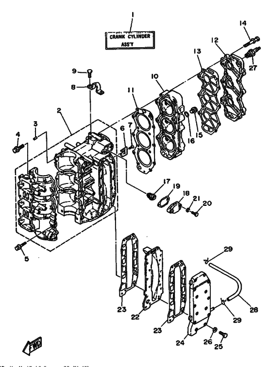 Cylinder & crankcase