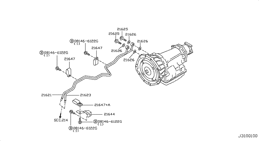 Auto transmission,transaxle & fitting