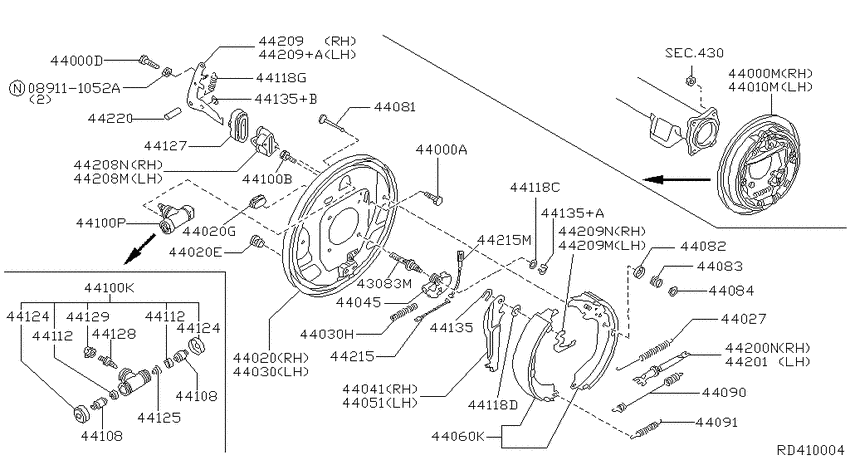 Rear brake
