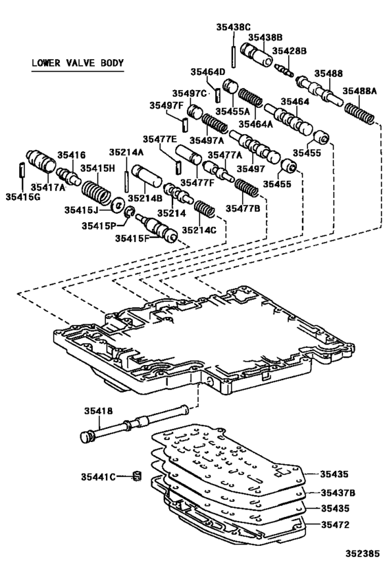 Valve Body & Oil Strainer (Atm)