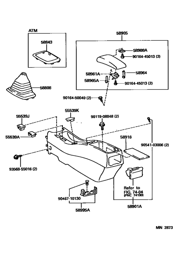 Console Box & Bracket