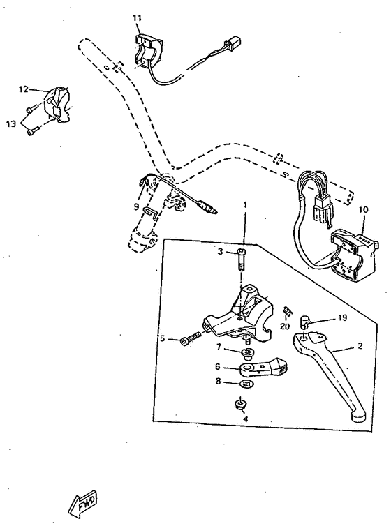 Handle switch & lever