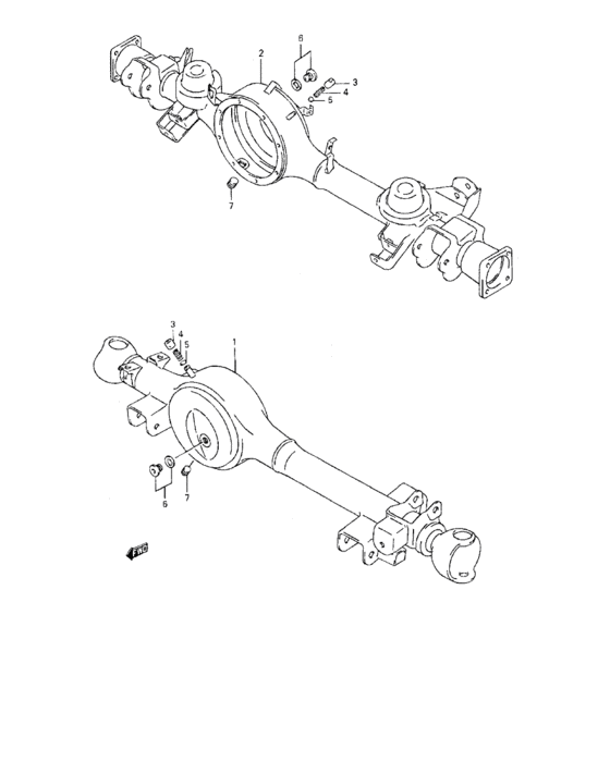 Axle housing
