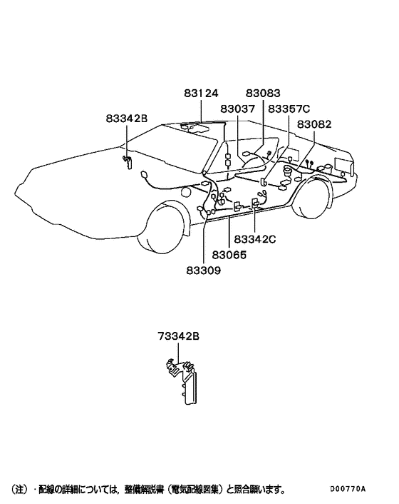 Wiring & attaching parts