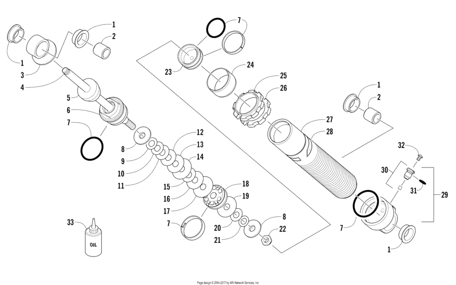 Front Suspension Shock Absorber