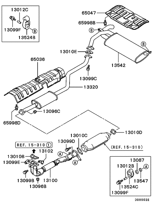 Exhaust pipe & muffler