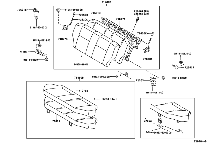 Rear Seat & Seat Track