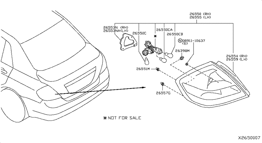 Rear combination lamp