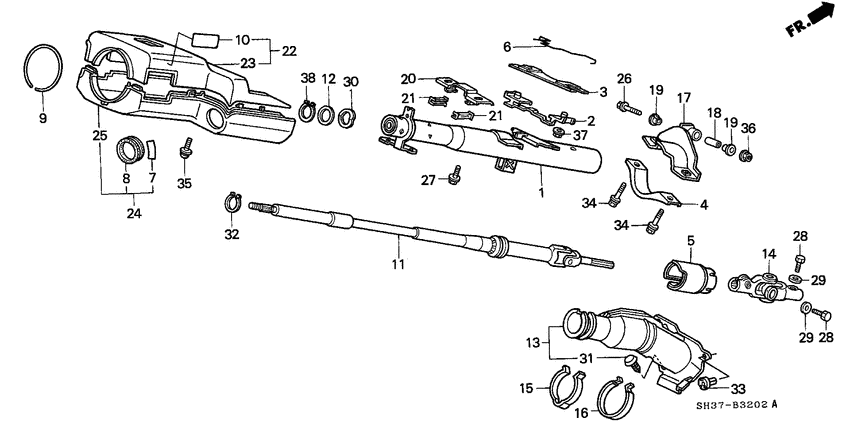 Steering column