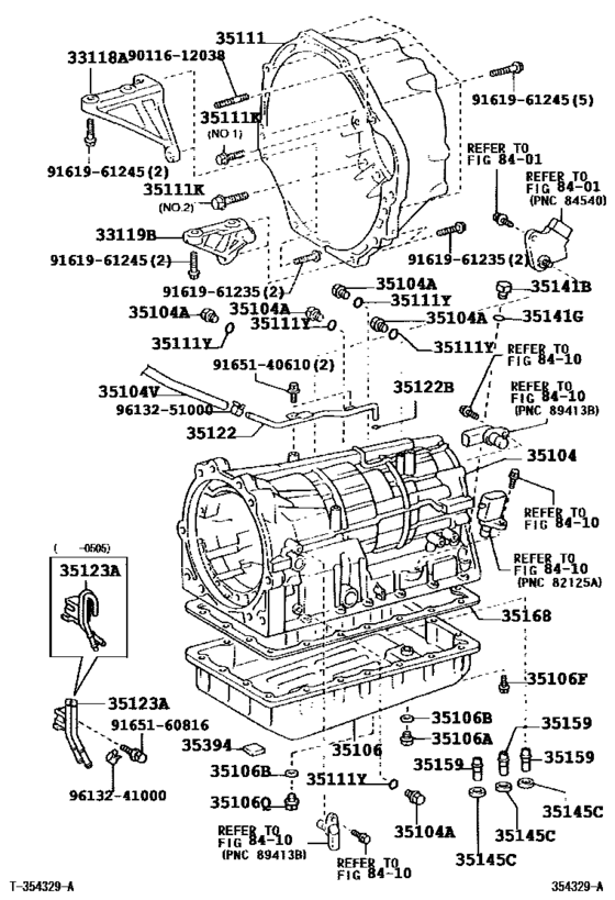 Transmission Case & Oil Pan (Atm)
