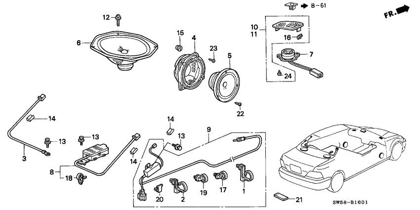 Radio antenna/speaker