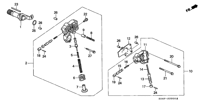 Regulator/lock up valve