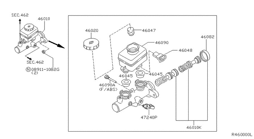 Brake master cylinder