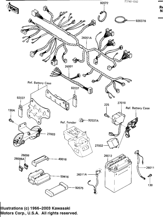 Chassis electrical equipment