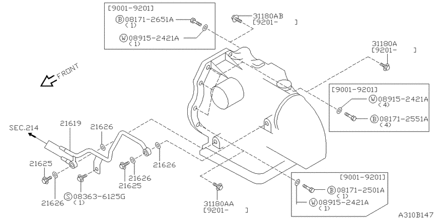 Auto transmission,transaxle & fitting