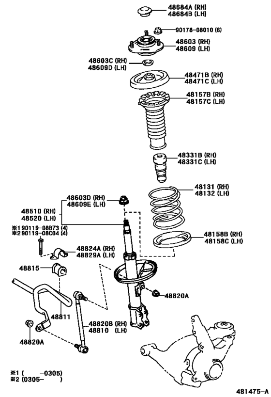 Front Spring & Shock Absorber