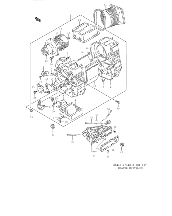 Heater unit