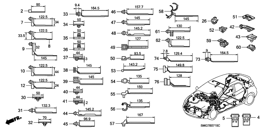 Harness band/bracket