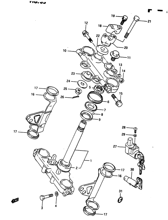 Steering stem