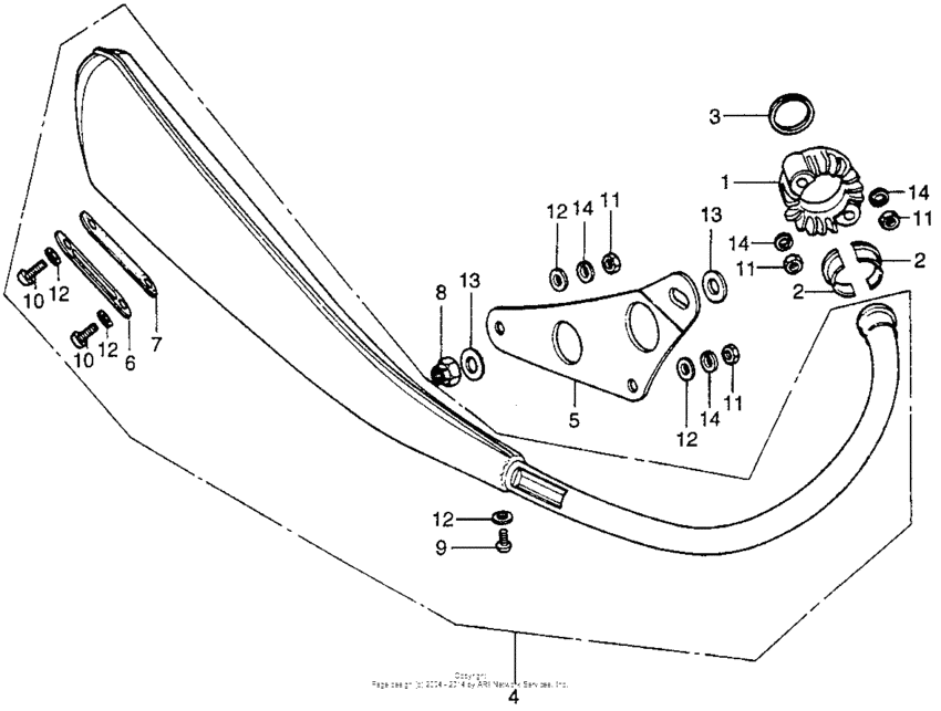 Exhaust muffler